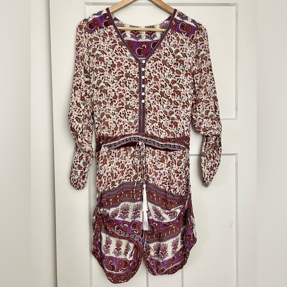 Spell Gypsy Love Playsuit Romper ~ Berry | 8 - Picture 3 of 16